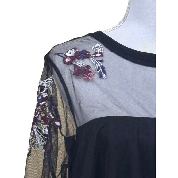 Willow & Clay black top, sheer, romantic, dark fairycore, mystical, ethereal - Picture 4 of 6